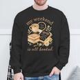 My Weekend Is All Booked Cozy Book Lover Reading Sweatshirt Gifts for Old Men
