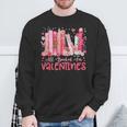 All Booked For Valentine Book Reading Women Girl Teacher Sweatshirt Gifts for Old Men