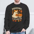 Books And BER Months Fall Librarian Reading Halloween Sweatshirt Gifts for Old Men Books And BER Months Fall Librarian Reading Halloween Sweatshirt Gifts for Old Men