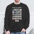 Books Of The Bible New Testament Christian Bible Reader Sweatshirt Gifts for Old Men Books Of The Bible New Testament Christian Bible Reader Sweatshirt Gifts for Old Men