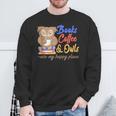 Books Coffee & Owls Are My Happy Place Book Lovers Sweatshirt Gifts for Old Men Books Coffee & Owls Are My Happy Place Book Lovers Sweatshirt Gifts for Old Men