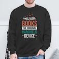 Books The Original Handheld Device Sweatshirt Gifts for Old Men Books The Original Handheld Device Sweatshirt Gifts for Old Men
