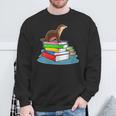 Books Sea Otter Teacher Sweatshirt Gifts for Old Men