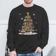 Bookshelf Christmas Tree Books For Book Lovers And Librarian Sweatshirt Gifts for Old Men Bookshelf Christmas Tree Books For Book Lovers And Librarian Sweatshirt Gifts for Old Men