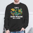 Bookworm Books Reading I Am A Book Dragon Sweatshirt Gifts for Old Men Bookworm Books Reading I Am A Book Dragon Sweatshirt Gifts for Old Men