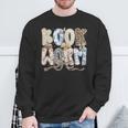 Bookworm Coquette Bow Booktrovert Reading Lover Bookish Sweatshirt Gifts for Old Men