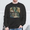 Bookworm Dragons Reading Book Dragons And Books Sweatshirt Gifts for Old Men Bookworm Dragons Reading Book Dragons And Books Sweatshirt Gifts for Old Men