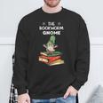 The Bookworm Gnome Christmas Gnome Book Reading Enthusiast Sweatshirt Gifts for Old Men The Bookworm Gnome Christmas Gnome Book Reading Enthusiast Sweatshirt Gifts for Old Men