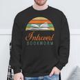 Bookworm Introvert Fun Book Lovers Reading Sweatshirt Gifts for Old Men