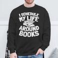 Bookworm Writer Literature Librarian Bibliophile Books Sweatshirt Gifts for Old Men