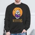 Boooks Moon Ghost Reading Halloween Bookworm Librarian Book Sweatshirt Gifts for Old Men Boooks Moon Ghost Reading Halloween Bookworm Librarian Book Sweatshirt Gifts for Old Men
