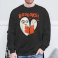 Booooks Boo Ghost Book Library Halloween Students Teachers Men Women Kids Sweatshirt Gifts for Old Men Booooks Boo Ghost Book Library Halloween Students Teachers Men Women Kids Sweatshirt Gifts for Old Men