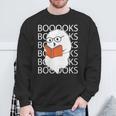 Booooks Cute Ghost Reading Books Halloween For Teacher &Kids Sweatshirt Gifts for Old Men Booooks Cute Ghost Reading Books Halloween For Teacher &Kids Sweatshirt Gifts for Old Men