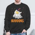 Booooks Funny Halloween Cute Ghost Book Reading Sweatshirt Gifts for Old Men Booooks Funny Halloween Cute Ghost Book Reading Sweatshirt Gifts for Old Men
