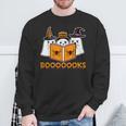 Booooks Ghost Boo Read Books Library Teacher Halloween Cute Sweatshirt Gifts for Old Men Booooks Ghost Boo Read Books Library Teacher Halloween Cute Sweatshirt Gifts for Old Men