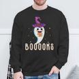 Booooks Halloween Shirts Cute Ghost Book Teacher Reading For Men Women Kids Sweatshirt Gifts for Old Men