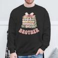 Brother Book First Chapter Birthday Family Matching Party Sweatshirt Gifts for Old Men