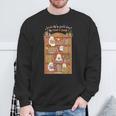 Bruh Its A Good Day To Read A Book Cute Ghost Reader Sweatshirt Gifts for Old Men