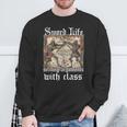 Buhurt Book Of Hours – Epic Knight Fight In Armor Buhurt Sweatshirt Gifts for Old Men