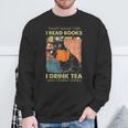 Bunny That's What I Do I Read Books And I Know Things Sweatshirt Gifts for Old Men