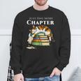 Calico Cat Reading Book Lover Just One More Chapter Sweatshirt Gifts for Old Men Calico Cat Reading Book Lover Just One More Chapter Sweatshirt Gifts for Old Men