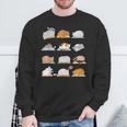 Cat Books For Bookworm And Reading Fan As Cat Owner Sweatshirt Gifts for Old Men
