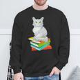 Cats And Books Lover Persian Cat For Men Women Kids Sweatshirt Gifts for Old Men