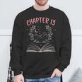 Chapter 13 Birthday Reading Book Lovers 13 Year Old Sweatshirt Gifts for Old Men