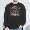 Chapter 22nd Birthday Bookworm 22 Years Old For Book Lovers Sweatshirt Gifts for Old Men