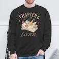 Chapter 6 Years Old For Book Lover 6th Birthday Bookworm Sweatshirt Gifts for Old Men