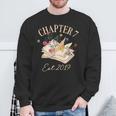 Chapter 7 Years Old For Book Lover 7th Birthday Bookworm Sweatshirt Gifts for Old Men