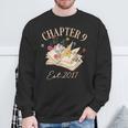 Chapter 9 Years Old For Book Lover 9th Birthday Bookworm Sweatshirt Gifts for Old Men