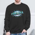 Chelsea Comic Book Style Splash Sweatshirt Gifts for Old Men Chelsea Comic Book Style Splash Sweatshirt Gifts for Old Men