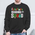 Christmas Reading Squad Xmas Book Lover Bookworm Literature Sweatshirt Gifts for Old Men