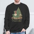 My Christmas Spirit Is Found In a Book Cozy Reading Graphic Sweatshirt Gifts for Old Men