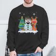 Christmas Tree Snowman Reindeer Book Stack Tee Librarian Sweatshirt Gifts for Old Men Christmas Tree Snowman Reindeer Book Stack Tee Librarian Sweatshirt Gifts for Old Men