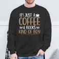 Coffee Lover Saying Book Reading Club Librarian Sweatshirt Gifts for Old Men