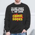 Comic Book Collector Comics Lover Comic Book Collecting Sweatshirt Gifts for Old Men