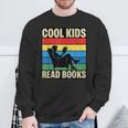 Cool Kids Read Books Retro Reading Vintage Sweatshirt Gifts for Old Men Cool Kids Read Books Retro Reading Vintage Sweatshirt Gifts for Old Men