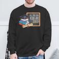 All The Cool Kids Are Reading Book Nerd School Graduation Sweatshirt Gifts for Old Men