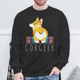 Corgi Corgeek Book Nerd Geek Dog Shirt T-Shirt Sweatshirt Gifts for Old Men