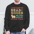 Coton De Tulear Mama Ich Will Nur Lesen Books Hanging Dog Sweatshirt Gifts for Old Men Coton De Tulear Mama Ich Will Nur Lesen Books Hanging Dog Sweatshirt Gifts for Old Men