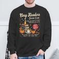 Cozy Reader Book-Club Fall Bookish Booktrovert Librarian Sweatshirt Gifts for Old Men