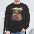 Cozy Reading Nook Between Books Book Lover Aesthetic Sweatshirt Gifts for Old Men