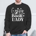 Crazy Book Lady Reading Is My Superpower Book Lover Sweatshirt Gifts for Old Men