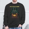 Cthulhu Necronomicon Fun With Books Cosmic Horror Cthulhu Sweatshirt Gifts for Old Men