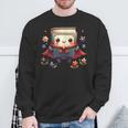 Cute Book Super Hero Reading Superhero Sweatshirt Gifts for Old Men