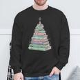 Cute Bookmas Christmas Book Tree Book Lover Teacher Sweatshirt Gifts for Old Men