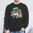 Cute Hedgehog Reading A Book Nerd Readers Sweatshirt Gifts for Old Men Cute Hedgehog Reading A Book Nerd Readers Sweatshirt Gifts for Old Men