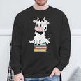 Cute Kawaii Cow Book Reading Bookworm Boys Girls Kids Sweatshirt Gifts for Old Men Cute Kawaii Cow Book Reading Bookworm Boys Girls Kids Sweatshirt Gifts for Old Men